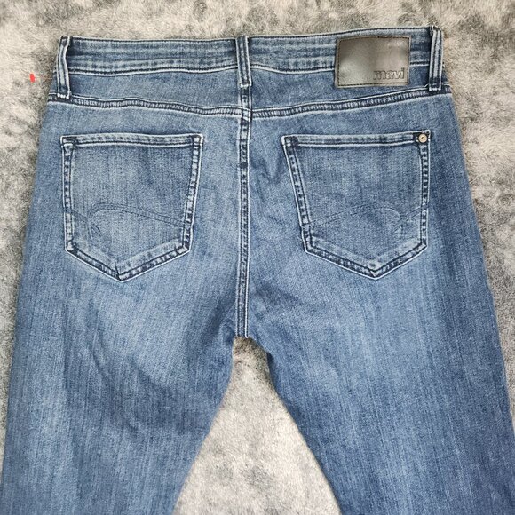 Mavi Men's Slim Straight Jeans - Light Blue - Picture 8 of 12